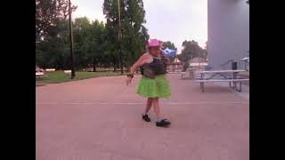 SUSAN STONE  LIGHT UP GUITAR DANCE WITH KNAPSACK GERMAN DANCE [upl. by Anidene709]