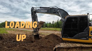 One Man Loading and Dumping Dirt [upl. by Aicenek]