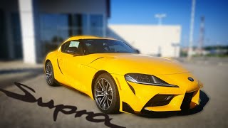 Toyota Supra GR Nitro Yellow New Color [upl. by Aztiraj]