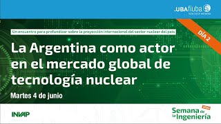 DÍA 2  La Argentina como actor en el mercado global de tecnología nuclear SEMANA DE LA INGENIERÍA [upl. by Vivie333]