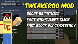 How to Install Tweakeroo Mod in Minecraft [upl. by Ambrosane]