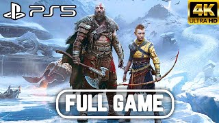 GOD OF WAR RAGNAROK Gameplay Walkthrough FULL GAME PS5 4K 60FPS No Commentary [upl. by Jenilee438]