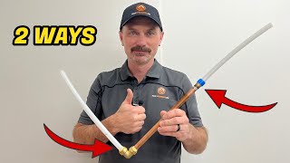 2 Easy Ways To Connect Copper Pipe To Pex [upl. by Ellard]