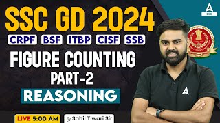 SSC GD 2024  SSC GD Reasoning Class By Sahil Tiwari  SSC GD Reasoning Figure Counting Part 2 [upl. by Fridlund649]