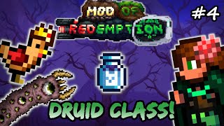 The Mighty King Chicken Terraria Mod of Redemption DRUID CLASS Lets Play 4  MoR Playthrough [upl. by Evan]