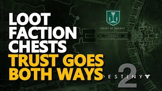 Loot Faction Chests Miasma Trust Goes Both Ways Destiny 2 [upl. by Jaquiss]