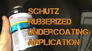 Applying Schutz Rubberized Undercoating by 3M Over Cured POR15 S2E12 [upl. by Jemma]