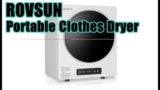 ROVSUN 26 CU FT Portable Clothes Dryer✔️Whats features highlight [upl. by Fonseca]