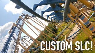 Kumali Front Row POV Flamingo Land  OneofaKind Vekoma SLC  Better than the Rest [upl. by Akeenat]