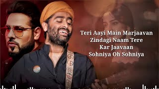 teri aayi main mar jawan Lyrical Video Arijit Singh Ft Badshah  new hindi love song 2024 [upl. by Taro]