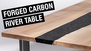 DIY Forged Carbon Fibre River Table Complete Tutorial [upl. by Llieno]