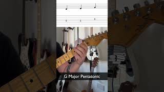 🎸 Rockschool Guitar Grade 1  G Major Pentatonic Scale 🎸 [upl. by Tutto]