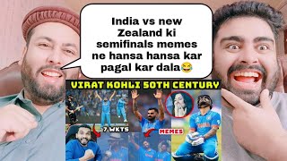 VIRAT KOHLI 50TH CENTURY 🔥 ROHIT SHARMA FUNNY DANCE 😂 SHAMI 7 WICKETS  IND VZ NZ WC 2023 [upl. by Roberson]