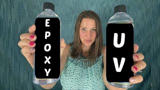 Which is BETTER UV Resin VS Epoxy Resin [upl. by Ibby]