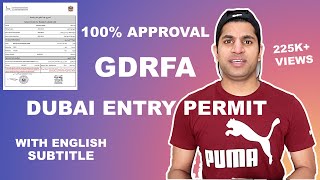 Apply GDRFA Entry Permit To Return To Dubai With English Subtitle GDRFAA Approval with New Updates [upl. by Graniela]