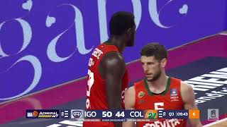 AdmiralBet ABA League 202425 highlights Round 5 Igokea mtel – Cedevita Olimpija 18102024 [upl. by Ellives]