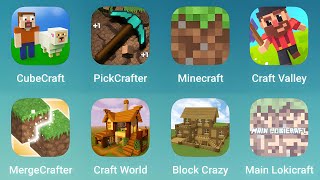 Cube Craft PickCrafter Minecraft Craft Valley Merge Crafter Craft World Block Crazy Lokicraft [upl. by Eveneg926]