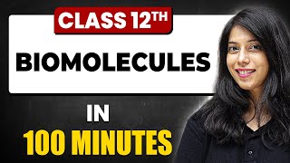 Biomolecules in 100 Minutes  Chemistry Chapter 10  Full Chapter Revision Class 12th [upl. by Dryden]