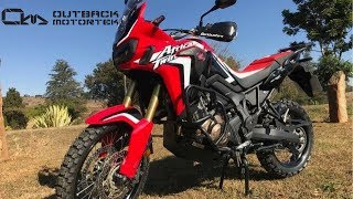 Outback Motortek Honda Africa Twin Crash Bars amp Skid Plate Features [upl. by Hamachi]