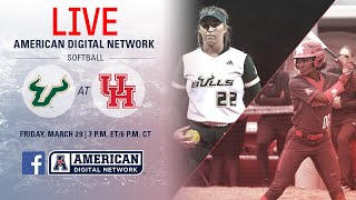 2019 American Digital Network Softball  USF at Houston [upl. by Brendin]