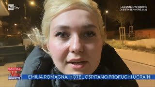 Emilia Romagna hotel ospitano profughi ucraini  La vita in diretta 01032022 [upl. by Nette]