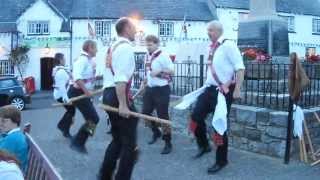 Cardiff Morris dance Upton Stick in Llantwit Major 20th August 2013 [upl. by Buff]