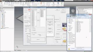 inventor crea modello piatto dxf ipart [upl. by Nosittam]