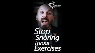 Throat Exercises that stop Snoring amp Sleep Apnoea [upl. by Trinia]