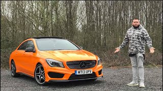 WHY DOES EVERYONE BUY AN AMG LINE MERCEDES  2013 Mercedes CLA Review [upl. by Wood]