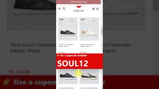 Soulier  Seu Cupom do Vendedor SOUL12 para Desconto Imediato [upl. by Eenaej]