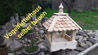 VogelhausVogelfutterhausbirdhouse selber bauenbasteln [upl. by Juana581]