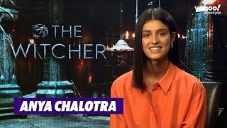 The Witchers Anya Chalotra reveals how she relaxes after an intense day on set  Yahoo Australia [upl. by Naamana]