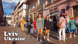 Ukraine LvivFeel the Spirit of Lviv🚶‍♂️Walking Tour🚶‍♂️the Central Part of the City 4k video walk [upl. by Levison]