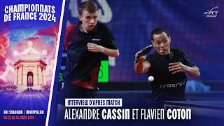 INTERVIEW  Alexandre Cassin et Flavien COTON [upl. by Aivila]