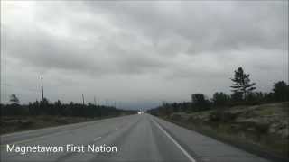 TimeLapse DriveLapse From Sudbury To Toronto Part I [upl. by Akkina]