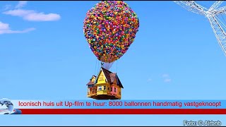 Iconisch huis uit Upfilm te huur 8000 ballonnen handmatig vastgeknoopt [upl. by Husch160]