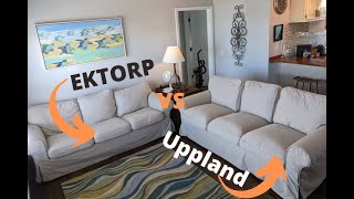 Ikea Ektorp and Uppland sofa comparison [upl. by Straus]