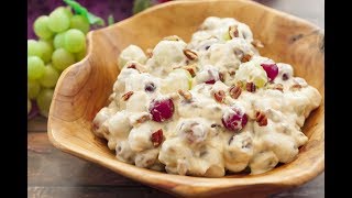 PECAN CRUNCH GRAPE SALAD HOWTO MAKE IT [upl. by Eat]