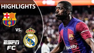 EL CLASICO AMERICANO 🇺🇸 Real Madrid vs Barcelona  Full Game Highlights  ESPN FC [upl. by Seel250]