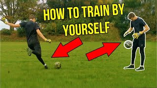 How To Train By Yourself For Goalkeepers  Goalkeeper Tips and Drills  Goalkeeper Solo Drills [upl. by Braeunig]