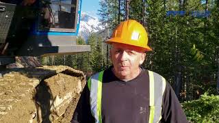 CREWS VIEW Ted Pelletier Logging  Falcon Winch Assist with Great West Equipment [upl. by Rianon]