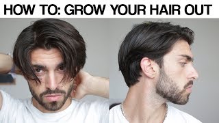 HOW TO GROW YOUR HAIR OUT  Get Past the Awkward Stage  Mens Hair [upl. by Alexei122]