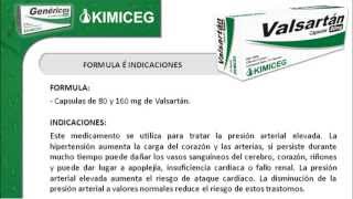 Valsartán  Medicamentos Genéricos KIMICEG [upl. by Gonta]