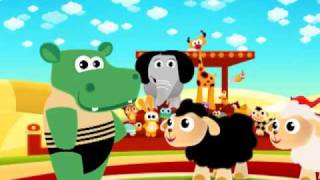 Cartoon animation for babies quotthe hippoquot [upl. by Neerol]