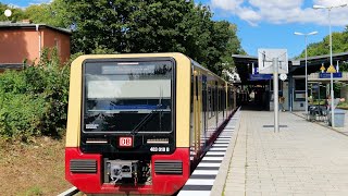 SBahn Berlin  Mitfahrt in der S1 von Berlin Waidmannslust bis Hohen Neuendorf in der BR 483 018 A [upl. by Pennington216]