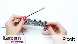 Leren haken 11 Picot haken [upl. by Nessy]