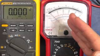 QTV 6  Analog vs Digital Multimeters [upl. by Felizio]