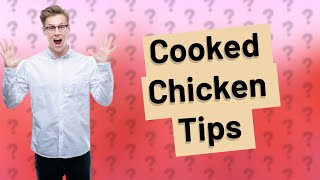 Can you defrost cooked chicken and reheat [upl. by Kunz108]