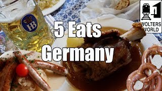 Eat Germany  5 Foods You Have to Eat in Germany [upl. by Ranique]