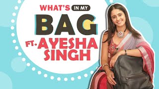 Whats In My Bag With Ayesha Singh  Sai of Ghum Hai Kisikey Pyaar Meiin  Telly Face  Exclusive [upl. by Gomez817]